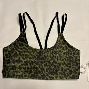 Good American Strappy Bra Sports Four-way Stretch Quick Dry Compression Size 1